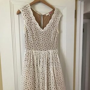 Tracy Reese White Eyelet dress, size 6